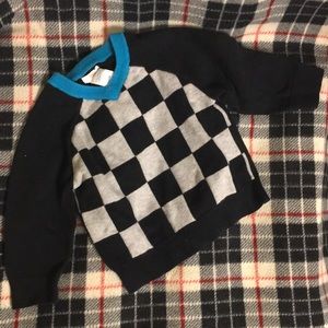 boys checkers sweater